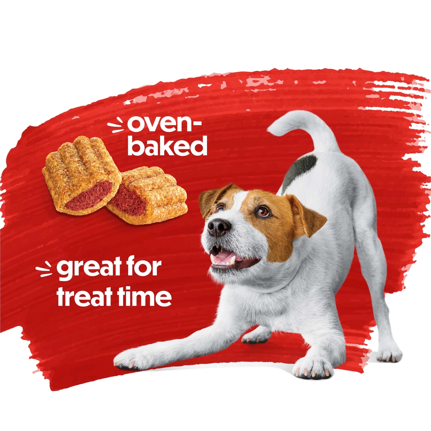 (2 Pack) Baked Delights Hugs with Real Beef and Cheese Oven Baked Dog Treats
