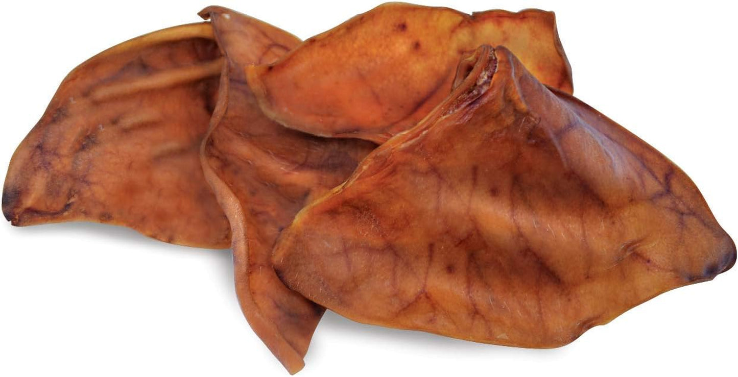 Ecokind Healthy Pig Ears for Dogs | 10 Ears | High Protein, Rawhide Free Dog Chews, Natural Dog Treats, Thick Cut, Long Lasting, No Preservatives, Hormones & Additives