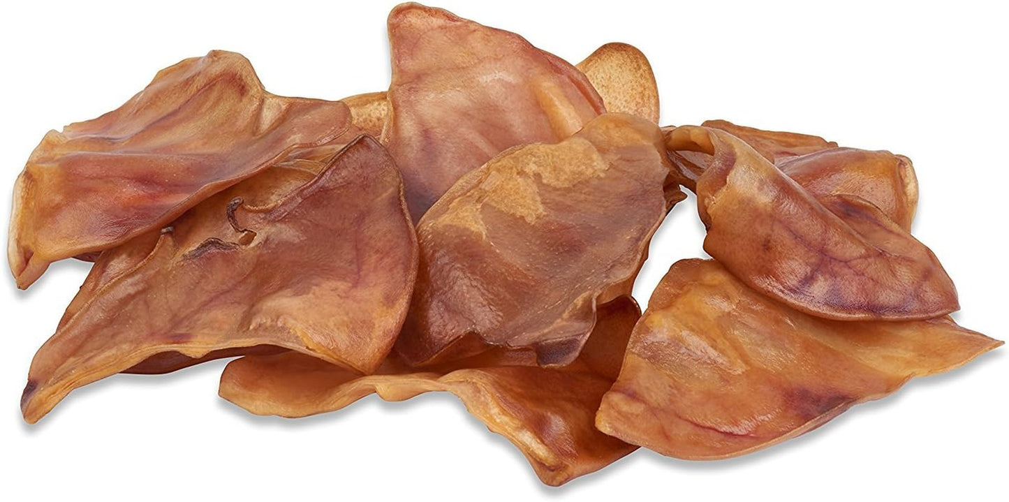 Ecokind Healthy Pig Ears for Dogs | 10 Ears | High Protein, Rawhide Free Dog Chews, Natural Dog Treats, Thick Cut, Long Lasting, No Preservatives, Hormones & Additives