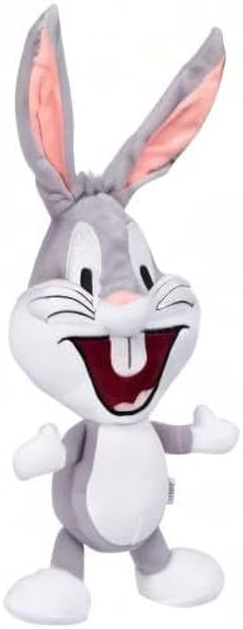Looney Tunes Bugs Bunny Big Head Plush, Medium 9-Inch Stuffed Animal for All Dogs | Officially Licensed Warner Bros Dog Toy