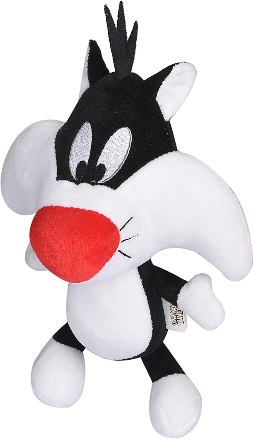 Looney Tunes for Pets Sylvester the Cat Big Head Plush Dog Toy