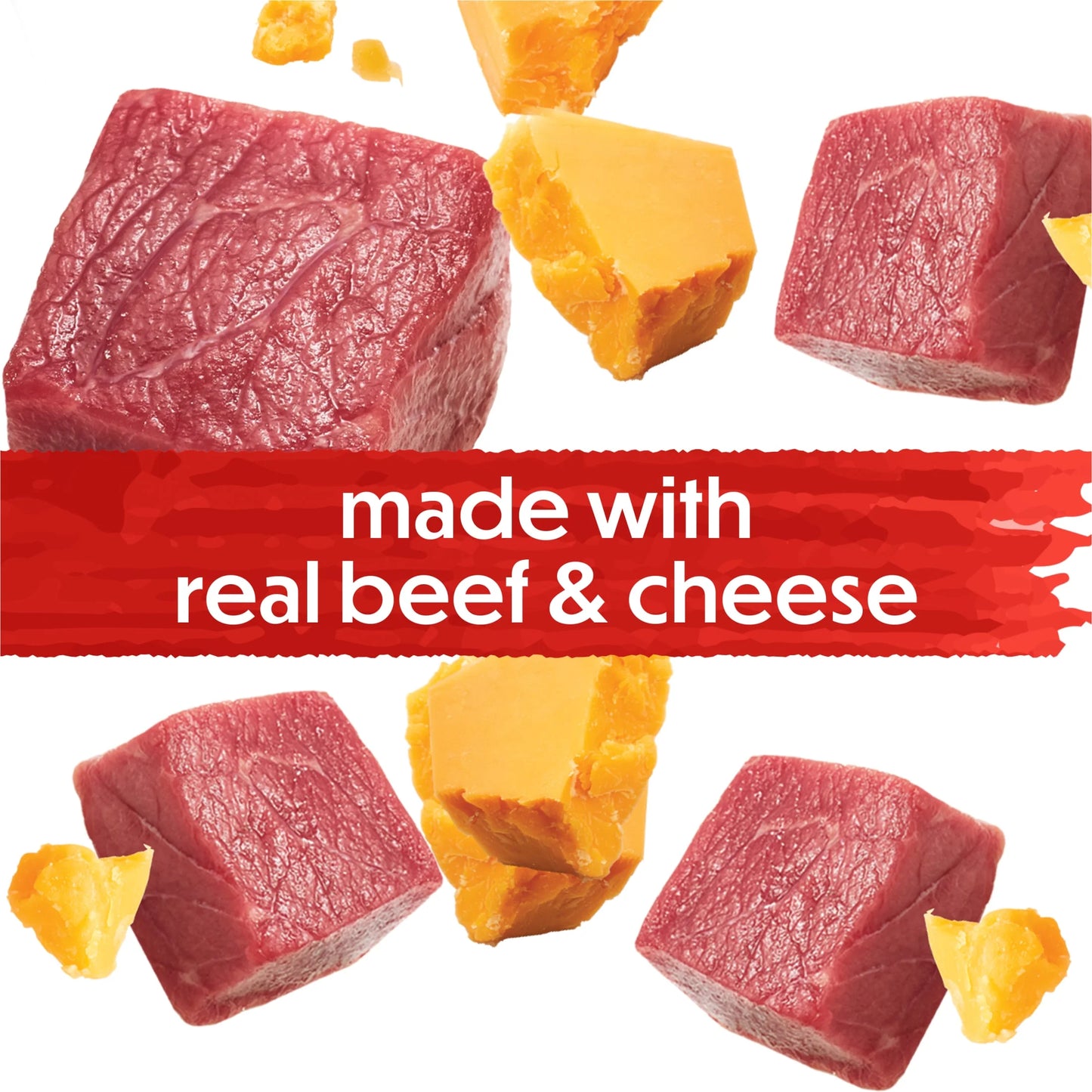 (2 Pack) Baked Delights Hugs with Real Beef and Cheese Oven Baked Dog Treats