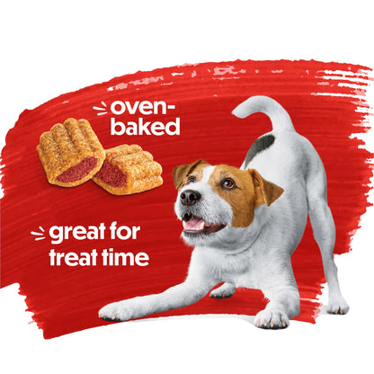 (2 Pack)   Baked Delights Hugs with Real Beef and Cheese Oven Baked Dog Treats