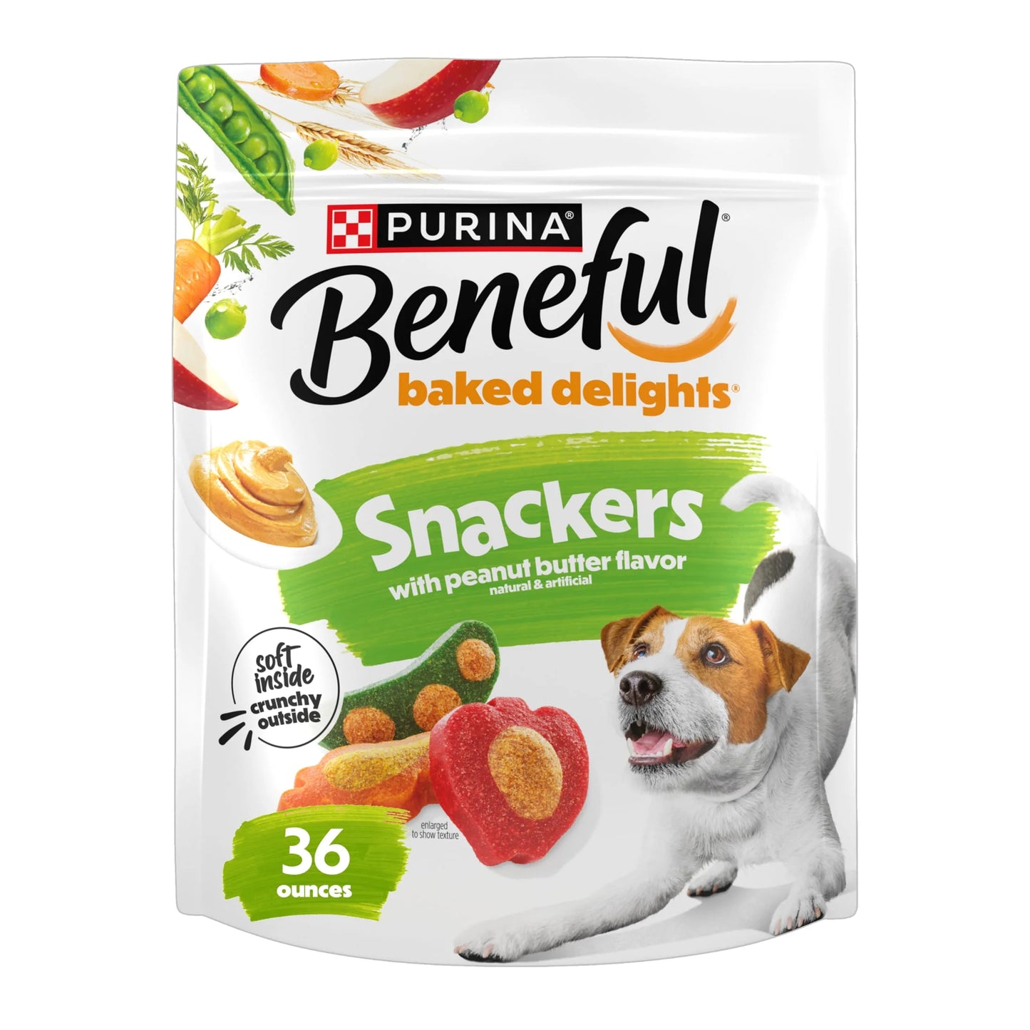 (4 Pack)  Beneful Dog Training Treats for Dogs, Baked Delights Snackers