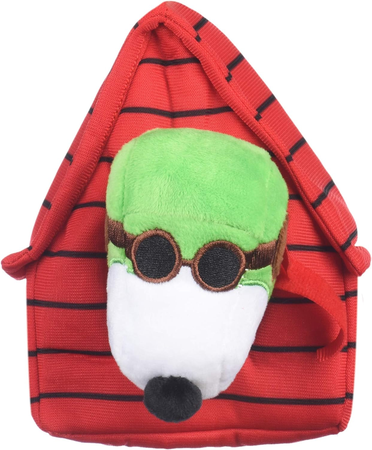 Peanuts for Pets Charlie Brown Pilot Snoopy Burrow Dog Toy | Red and White Burrow Dog Toy for All Dogs, Official Product of Peanuts | Hide and Seek Dog Toys, Snoopy Fabric Plush Toys for Dogs