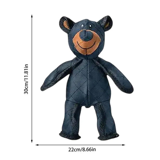 Unbreakable Bear Toy for Dogs Chewer Indestructible Plush Dog Squeaking Sound Toy Durable Tough Heavy-Duty Chew Dog Toys