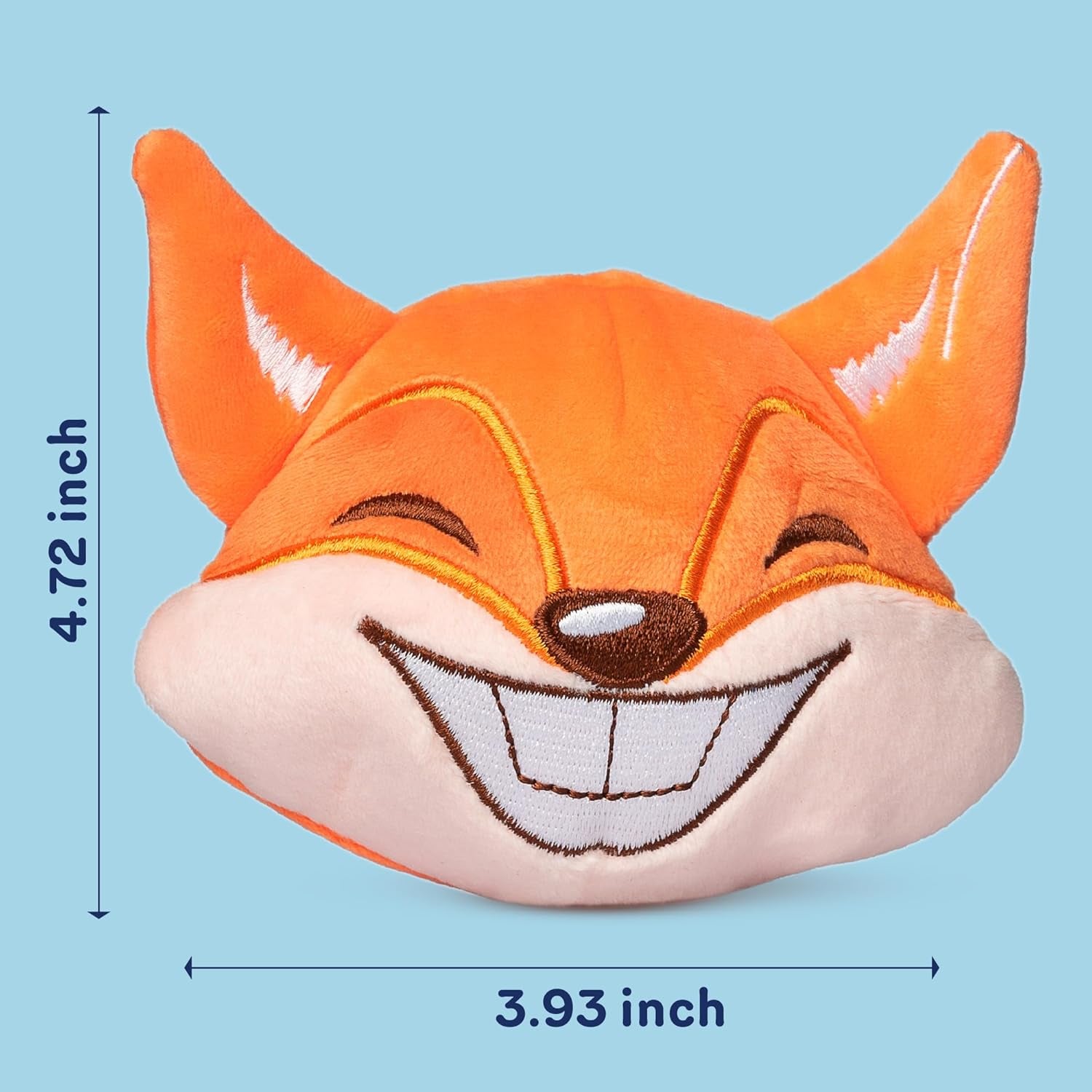 3-in-1 Interactive Squeaky Dog Toys for Aggressive Chewers - Suitable for Medium to Large Breeds - Puppy Teething Solution - Orange