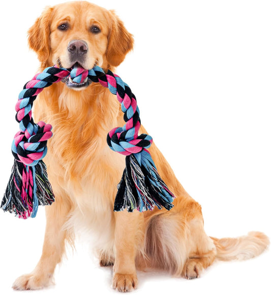 Dog Rope Toy for Large Dogs, Heavy Duty Dog Chew Toys for Aggressive Chewers, In