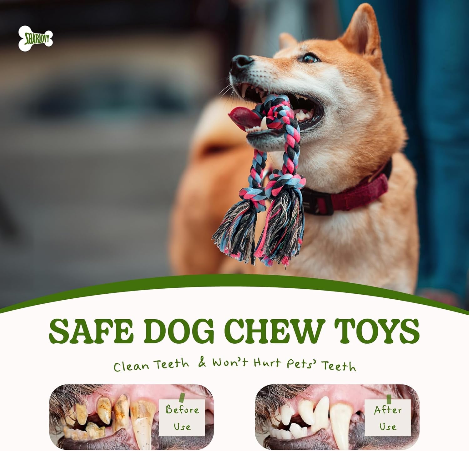 Dog Rope Toy for Large Dogs, Heavy Duty Dog Chew Toys for Aggressive Chewers, In