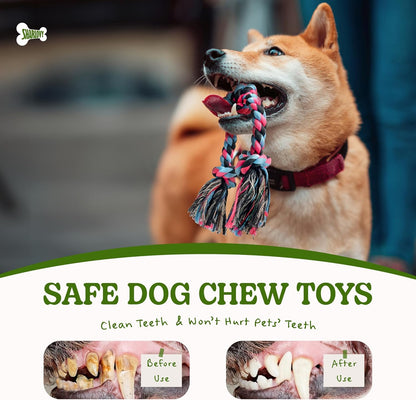 Dog Rope Toy for Large Dogs, Heavy Duty Dog Chew Toys for Aggressive Chewers, In